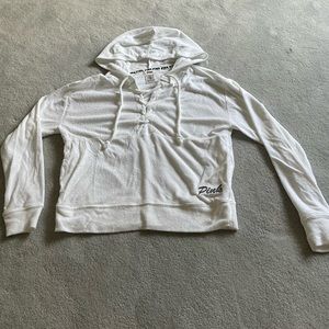 PINK cropped hoodie